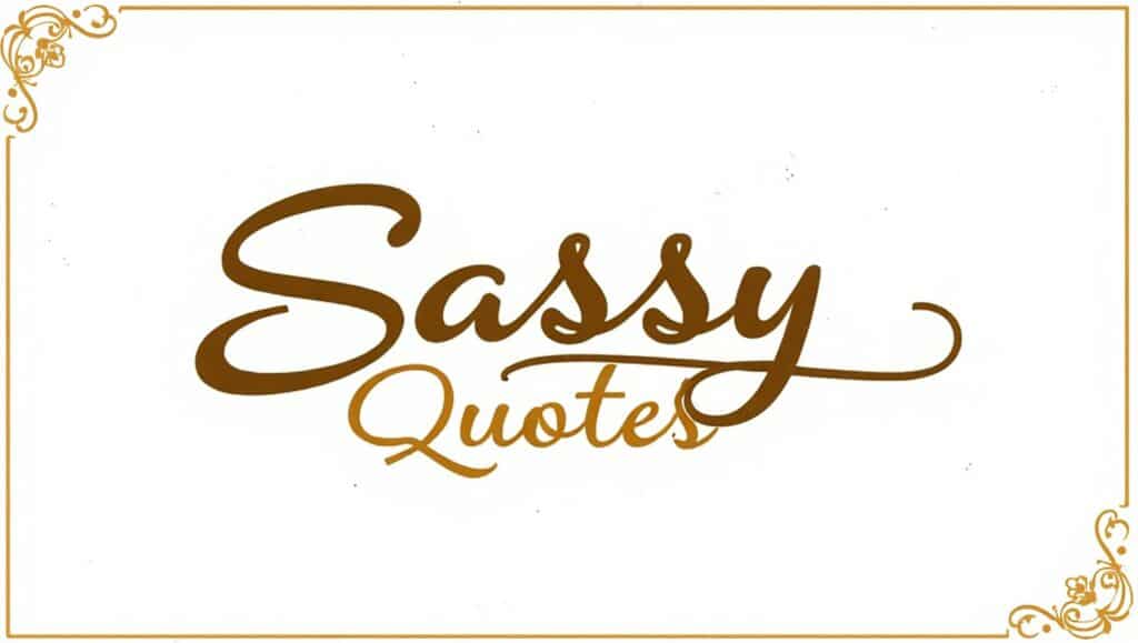 50+ Bold And Sassy Quotes