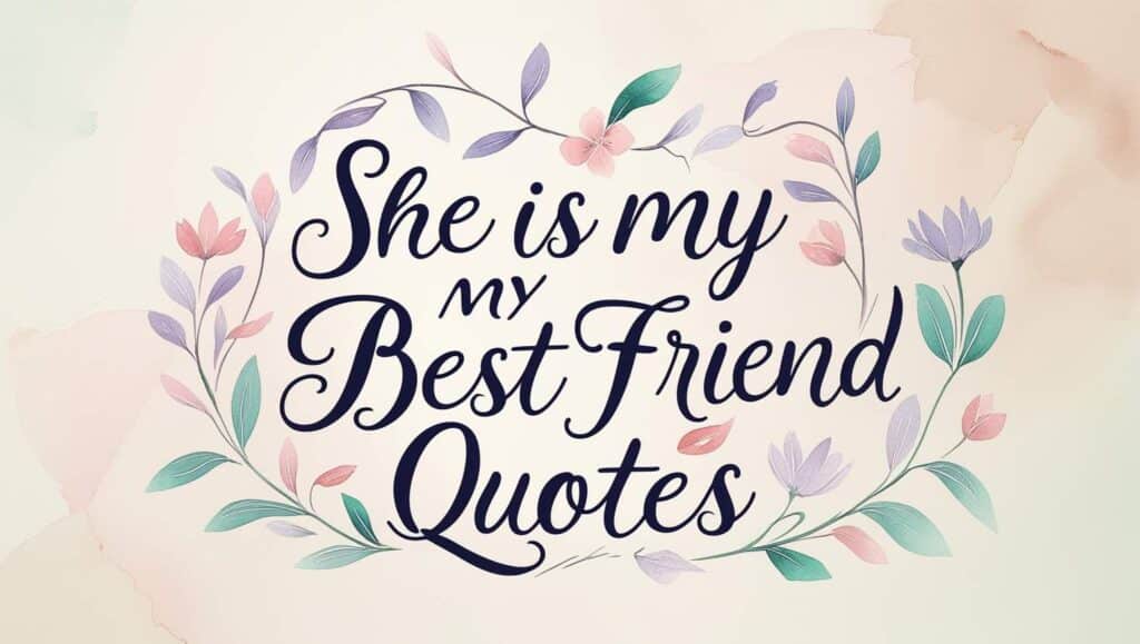 100+ She Is My Best Friend Quotes
