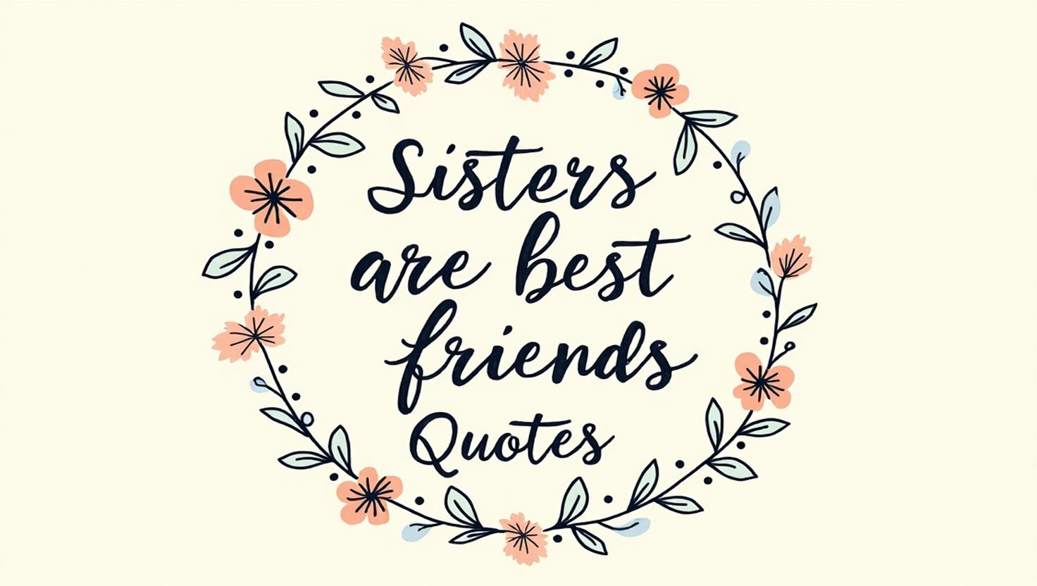 100+ Loving Sisters Are Best Friends Quotes