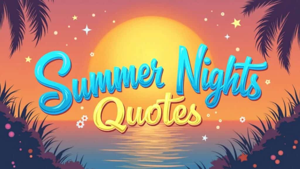 60+ Magical Summer Nights Quotes
