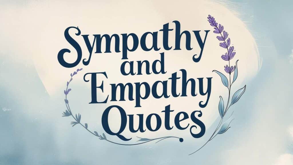 90+ Sympathy And Empathy Quotes