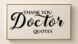 90+ Thoughtful Thank You Doctor Quotes