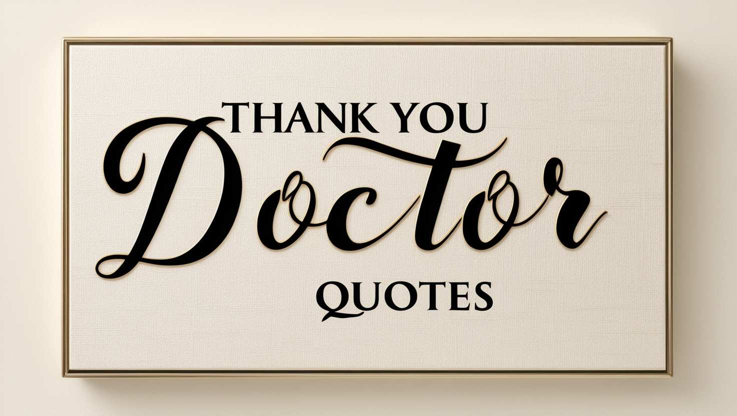 90+ Thoughtful Thank You Doctor Quotes
