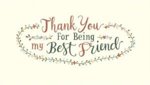 100+ Grateful Thank You for Being My Best Friend Quotes