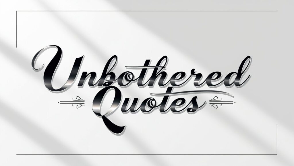 30+ Confident Unbothered Quotes to Keep Your Peace
