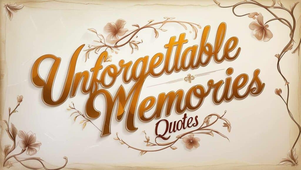 50+ Unforgettable Memories Quotes