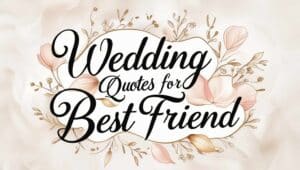 40+ Wedding Quotes For Best Friend