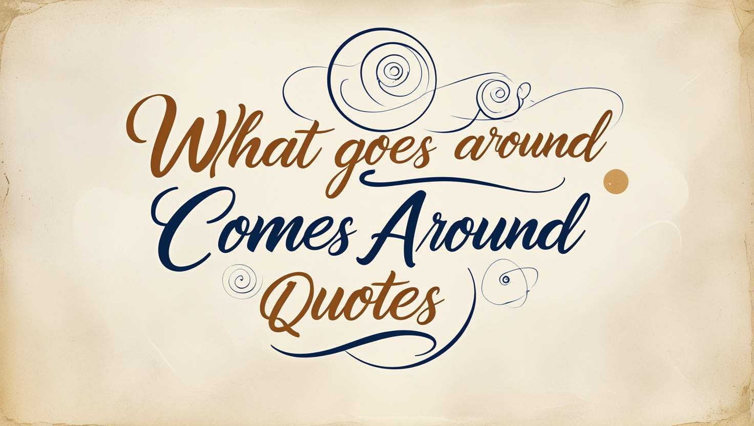 90+ What Goes Around Comes Around Quotes