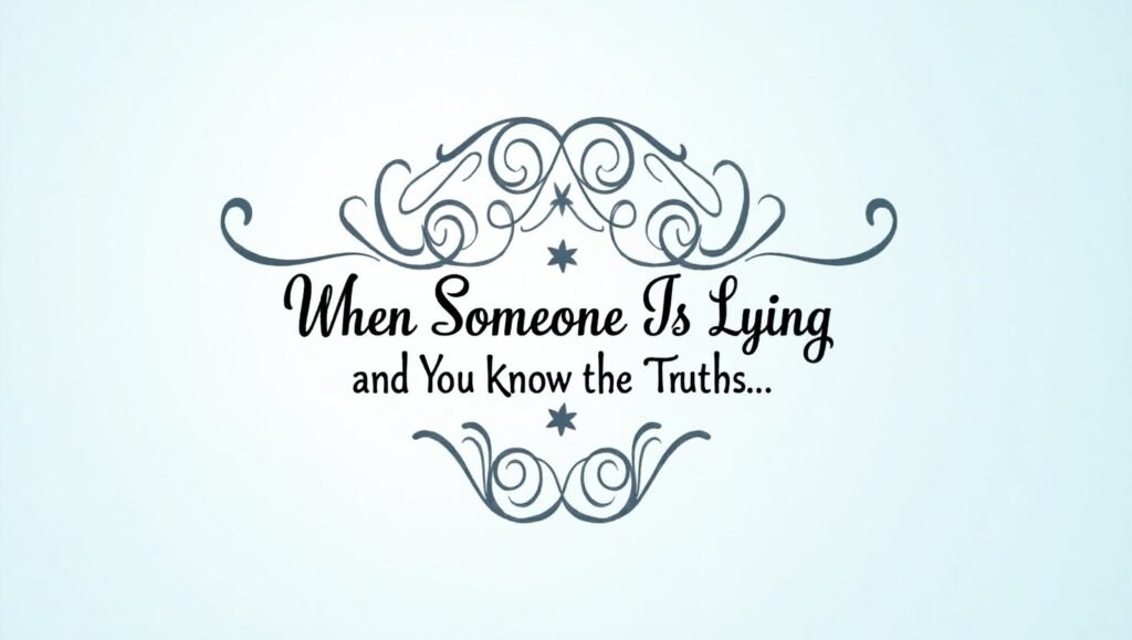 80+ When Someone Is Lying and You Know the Truth Quotes